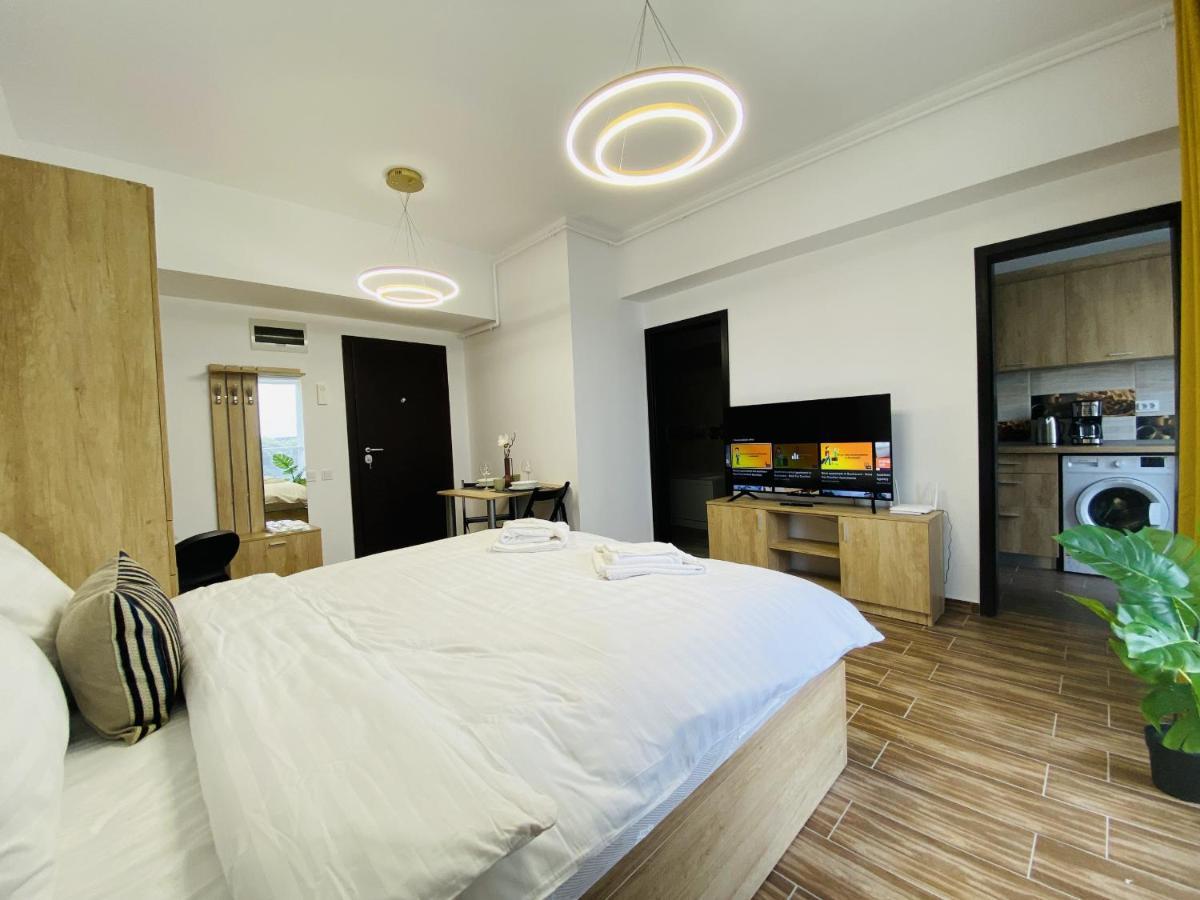 New City Studios With Balcony Букурещ Екстериор снимка