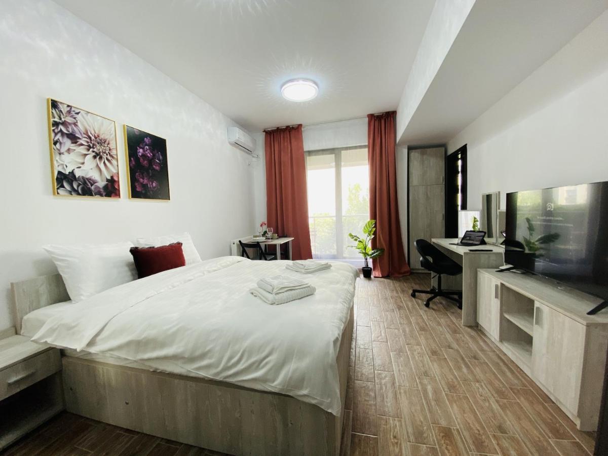 New City Studios With Balcony Букурещ Екстериор снимка